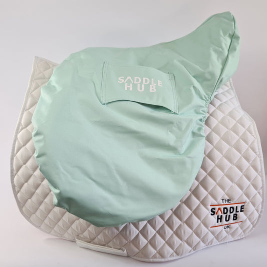 Mint Blue Ride-On Saddle Cover - Water Resistant and Fleece-Lined